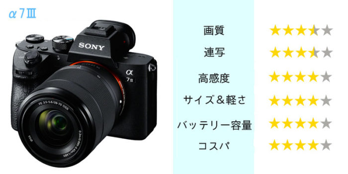 SONY α7 III ILCE-7M3】究極進化したフルサイズのエントリーミラーレス