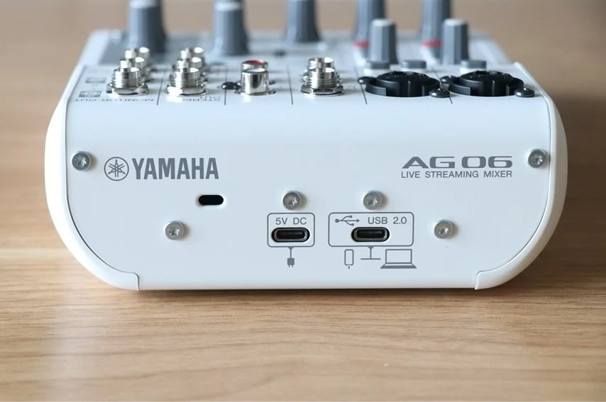 YAMAHA AG06MK2をレビュー。弾き語り配信にも最適な配信に強い