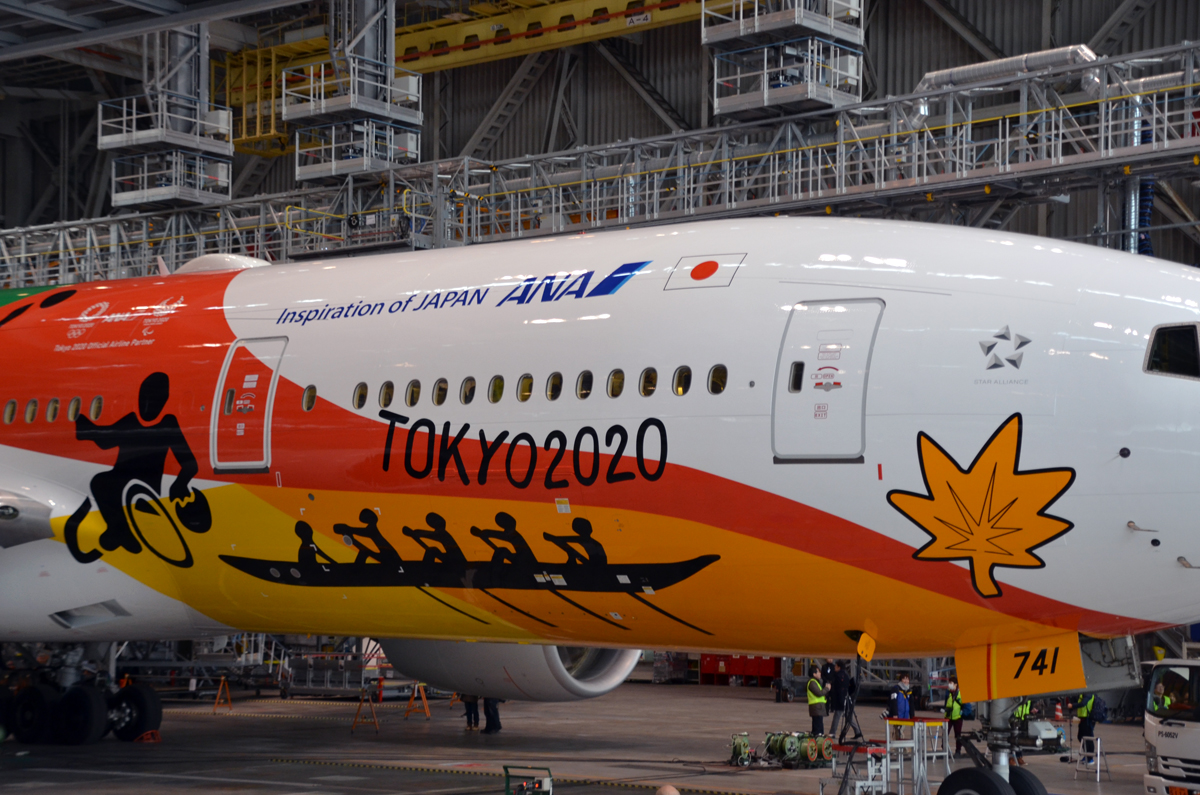 ANA 777-200ER 心一つに 2020 全日空 東京オリンピック Ph ANA 777