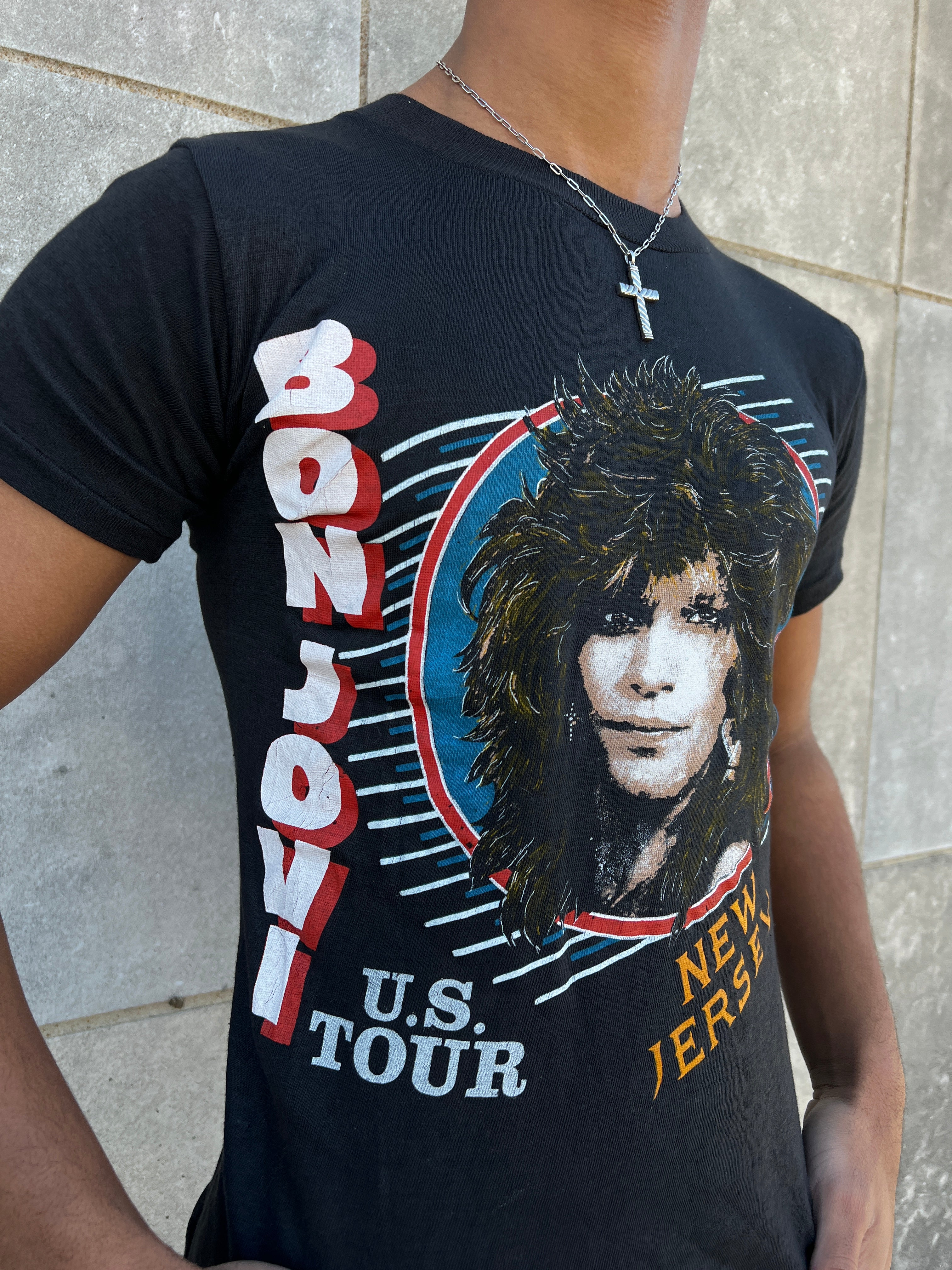 bon jovi 1987 ツアーTシャツ 80s Original vintage 1987 Bon Jovi We