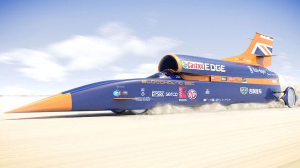 The ambitious Bloodhound SSC 100 land speed record effort needs
