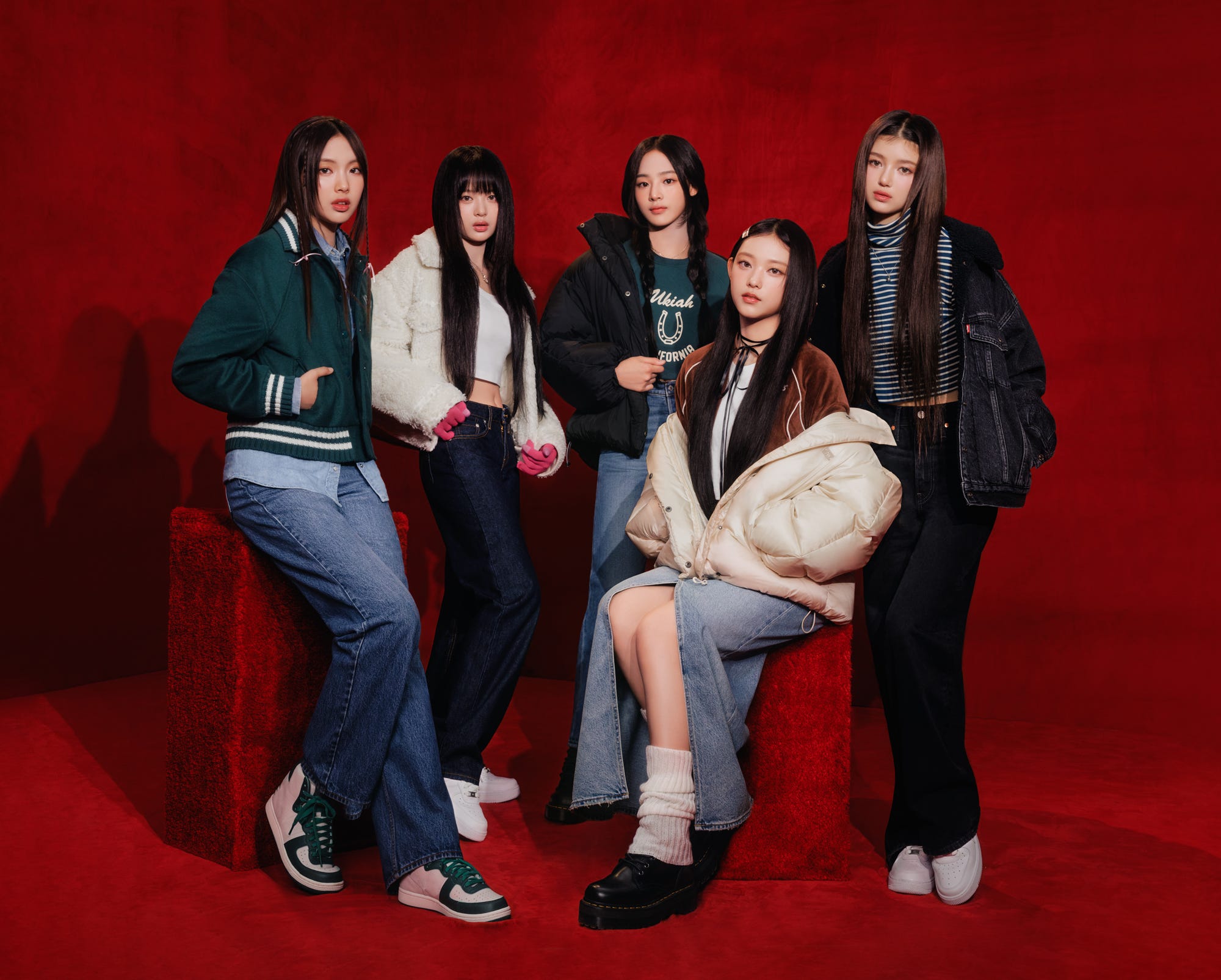 k*o様 NewJeans リーバイス コラボ ポスター k*o様 NewJeans