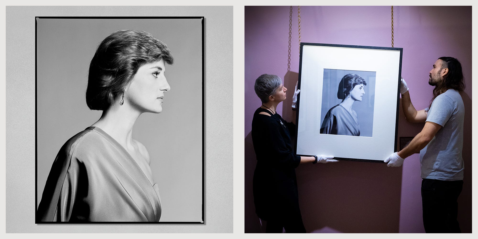 誰も見たことがなかったダイアナ妃のポートレートがケンジントン宮殿で