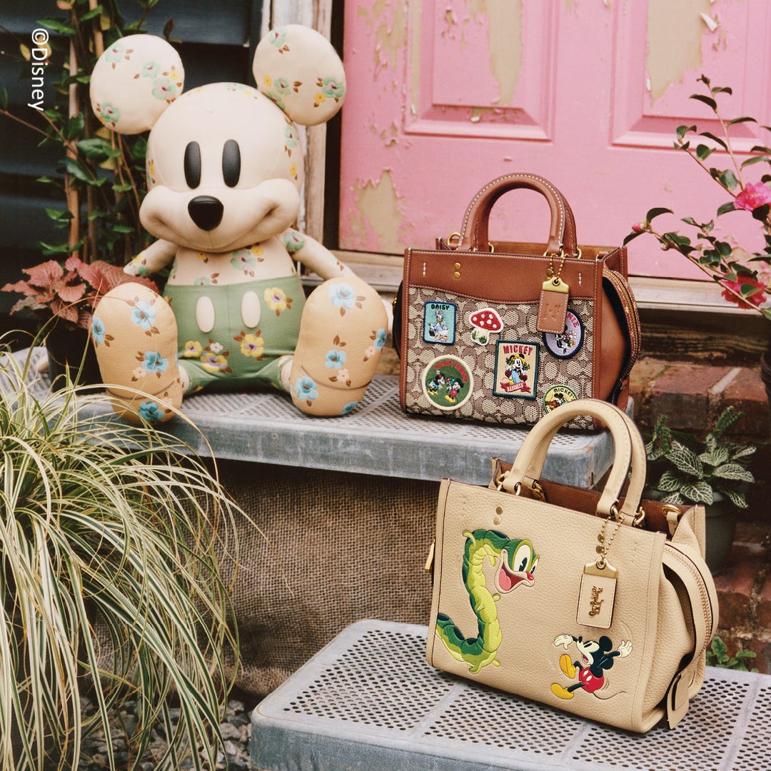 COACH ミッキー×キースヘリング ラージ レザー ぬいぐるみ ディズニー