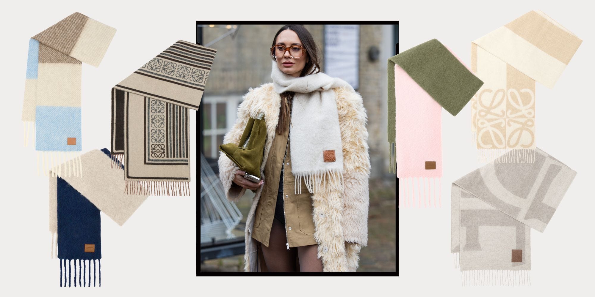 2025年最新】ロエベの新作マフラー10選。おしゃれ賢者の巻き方も