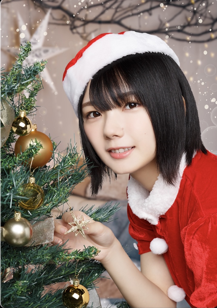 櫻坂46 生写真 藤吉夏鈴 クリスマスサンタ衣装 サイン入り 櫻坂46 生