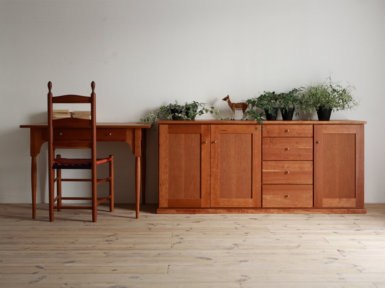 難あり】広松木工 VERO IDEA ベロイデア チェスト＆ドア オーク材 広松