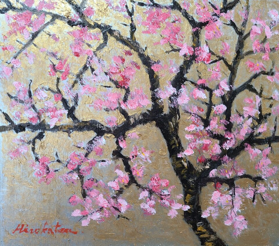 梅の花 油彩画 2020年 作 梅の花 油彩画 2020年 作