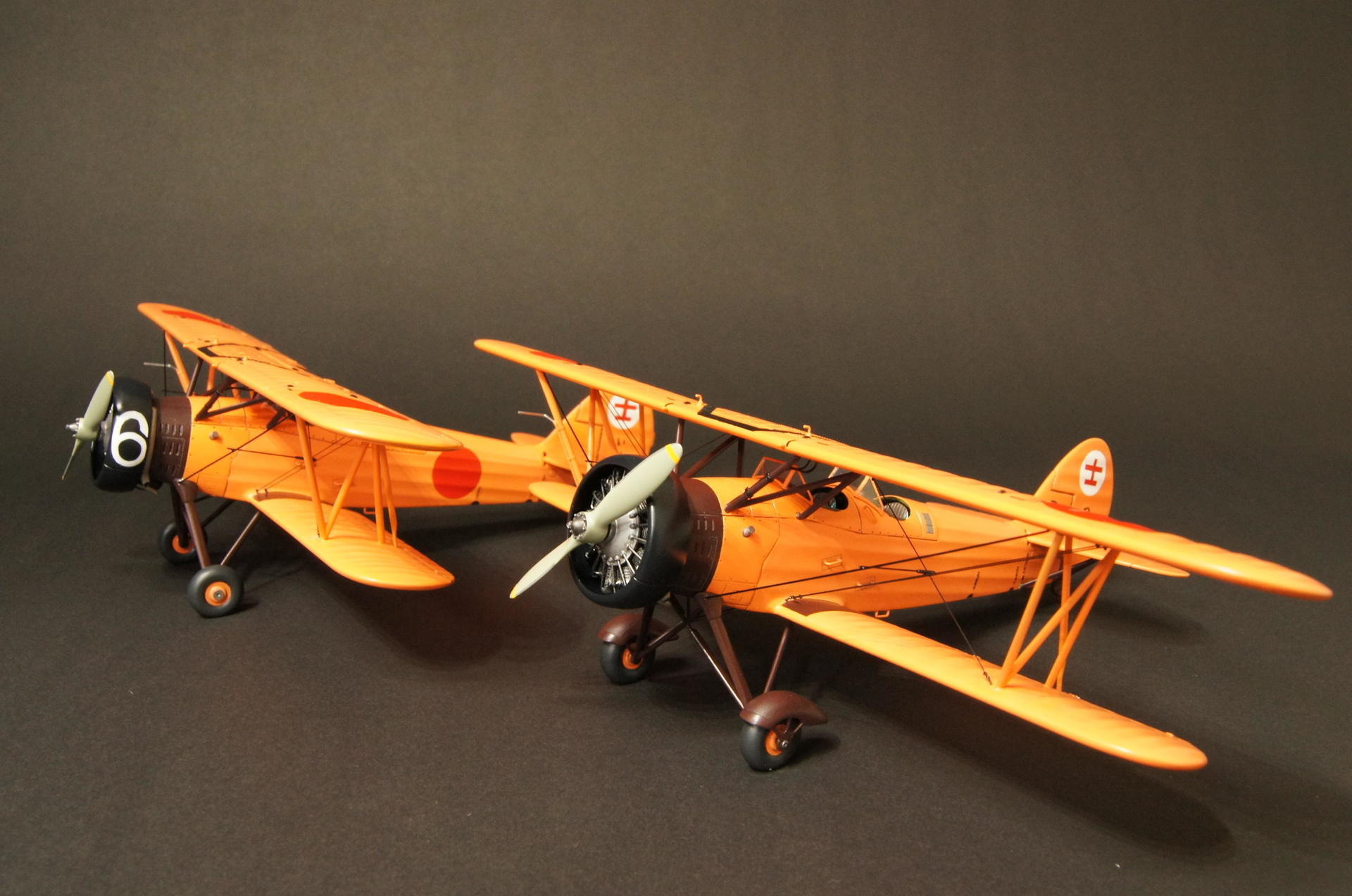 tomoya 九五式中間練習機(赤とんぼ)リアルモーターライズ完成品 九五式