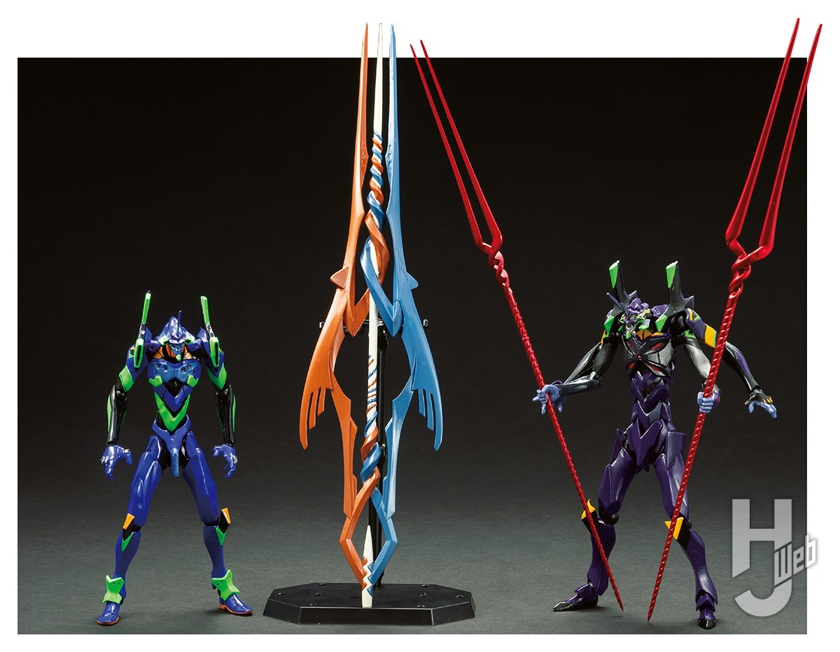 ✴︎新品✴︎海洋堂エヴァ初号機＆13号機＋ガイウスの槍セット ガイウス