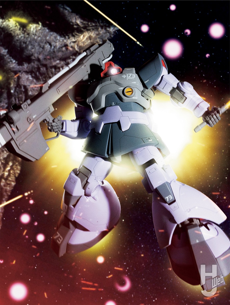 スジ彫りとドリルで「MG リック・ドム」を大幅ディテールアップ