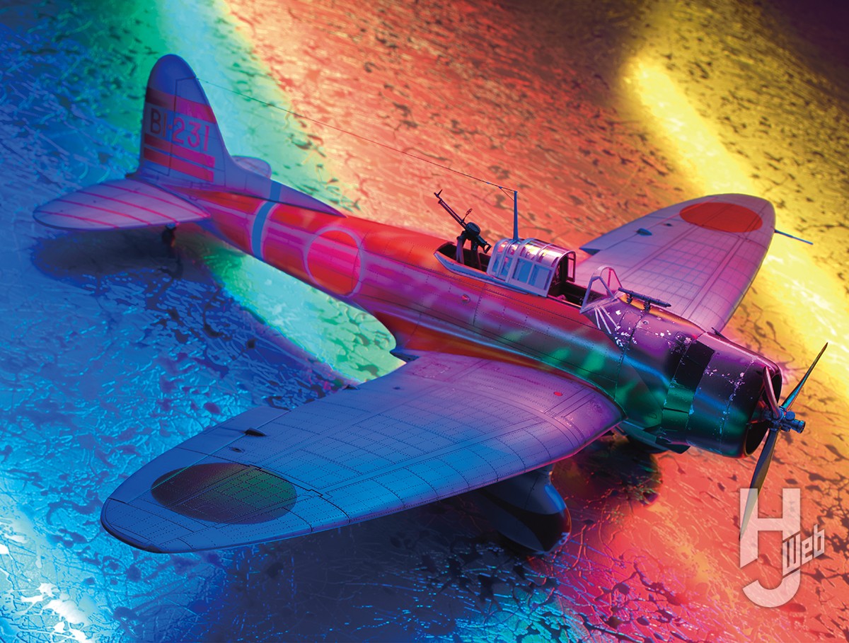 ハセガワ1/48「九九式艦上爆撃機」をベースに“「蒼龍」の赤虎”を製作
