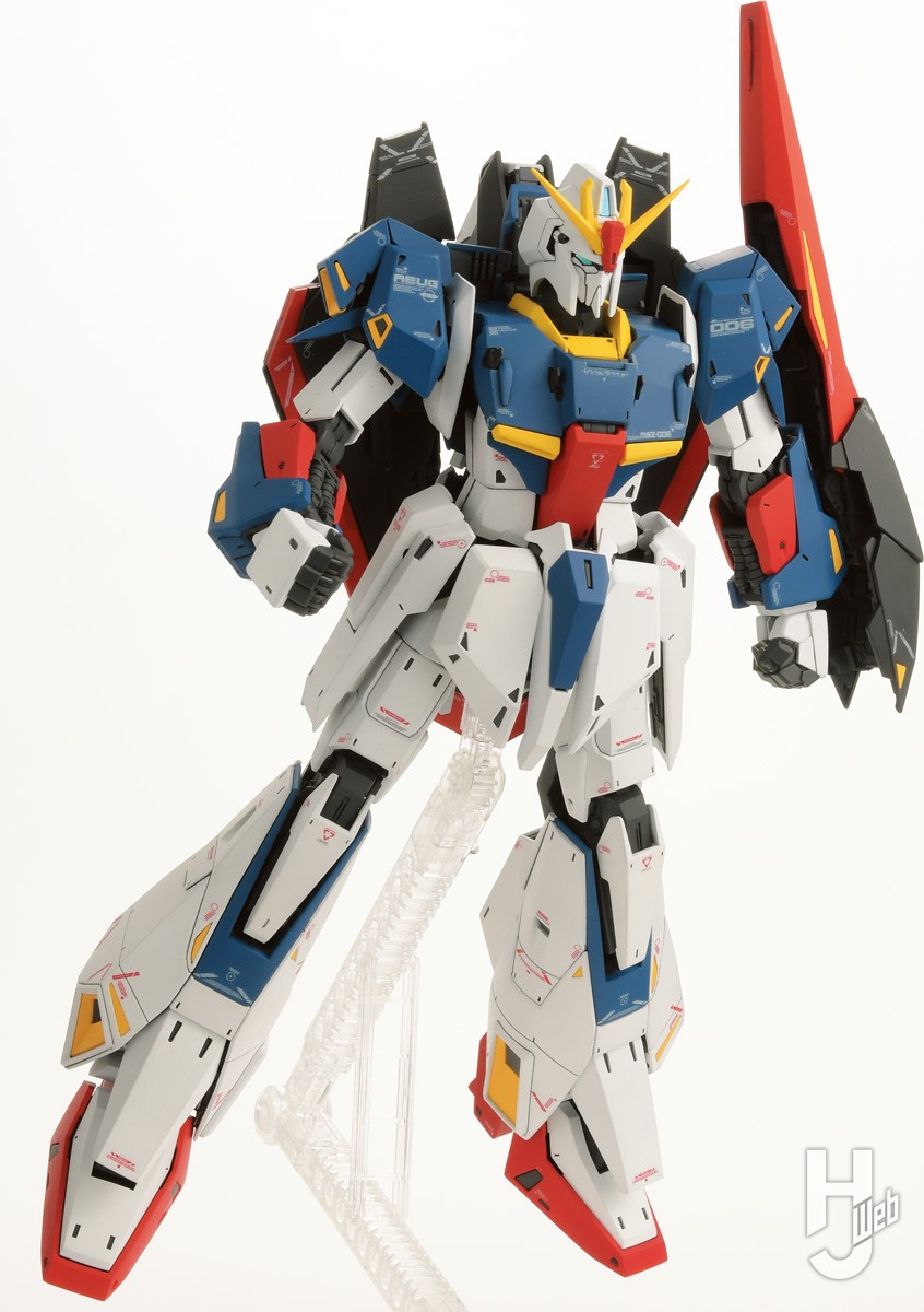 組立済ガンプラ「MGゼータガンダム Ver.Ka」完成品 シール&全パーツ付属 |