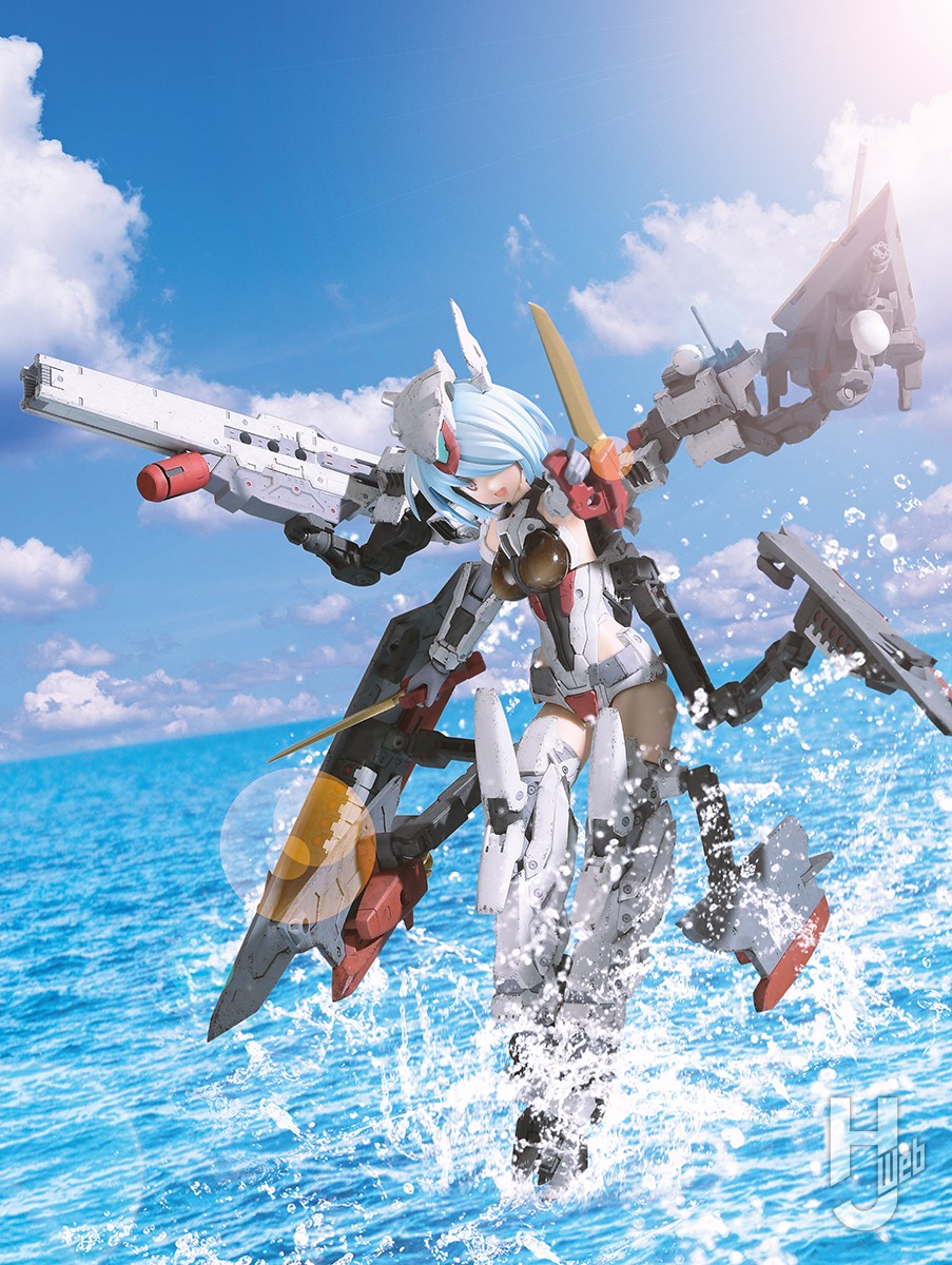 完全新規FAガール「金剛」登場！艦船モデル風にウェザリングして製作