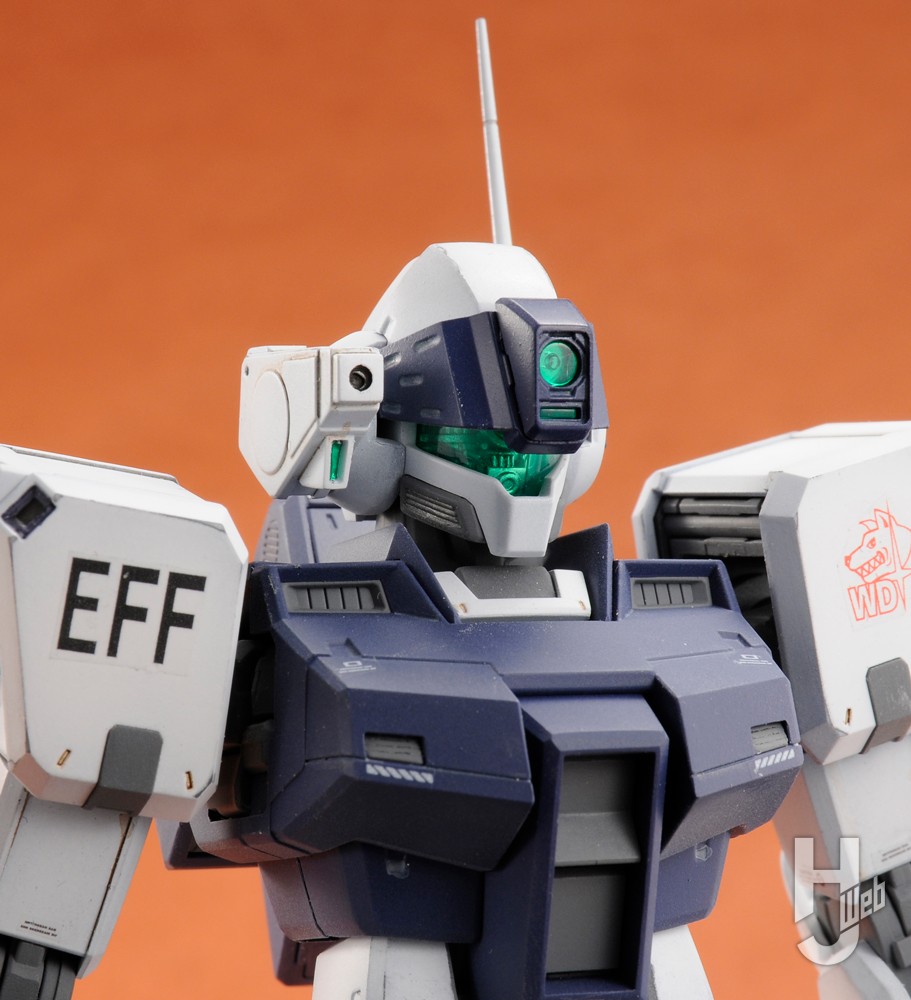 MG「ジム・スナイパーⅡ（ホワイト・ディンゴ隊仕様）」を細部の