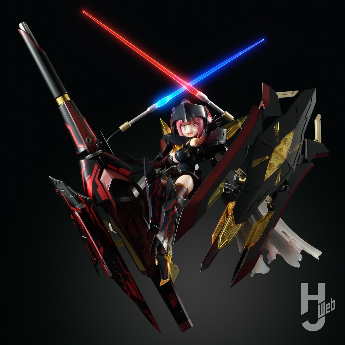 BULLET KNIGHTS ランサー HELL BLAZE」をベースに「エクスキュー