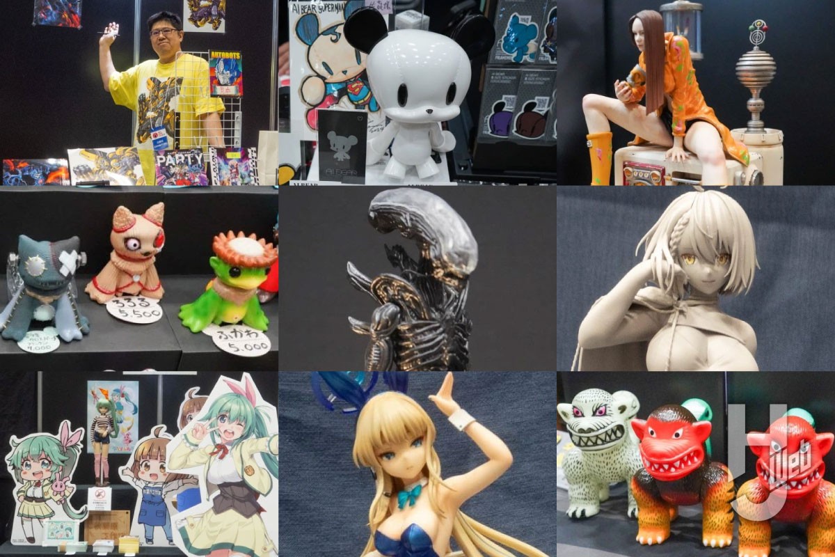 Yoshi.×52TOYSコラボ「Alien」が展示！『アズレン』ボルチモア『夜風