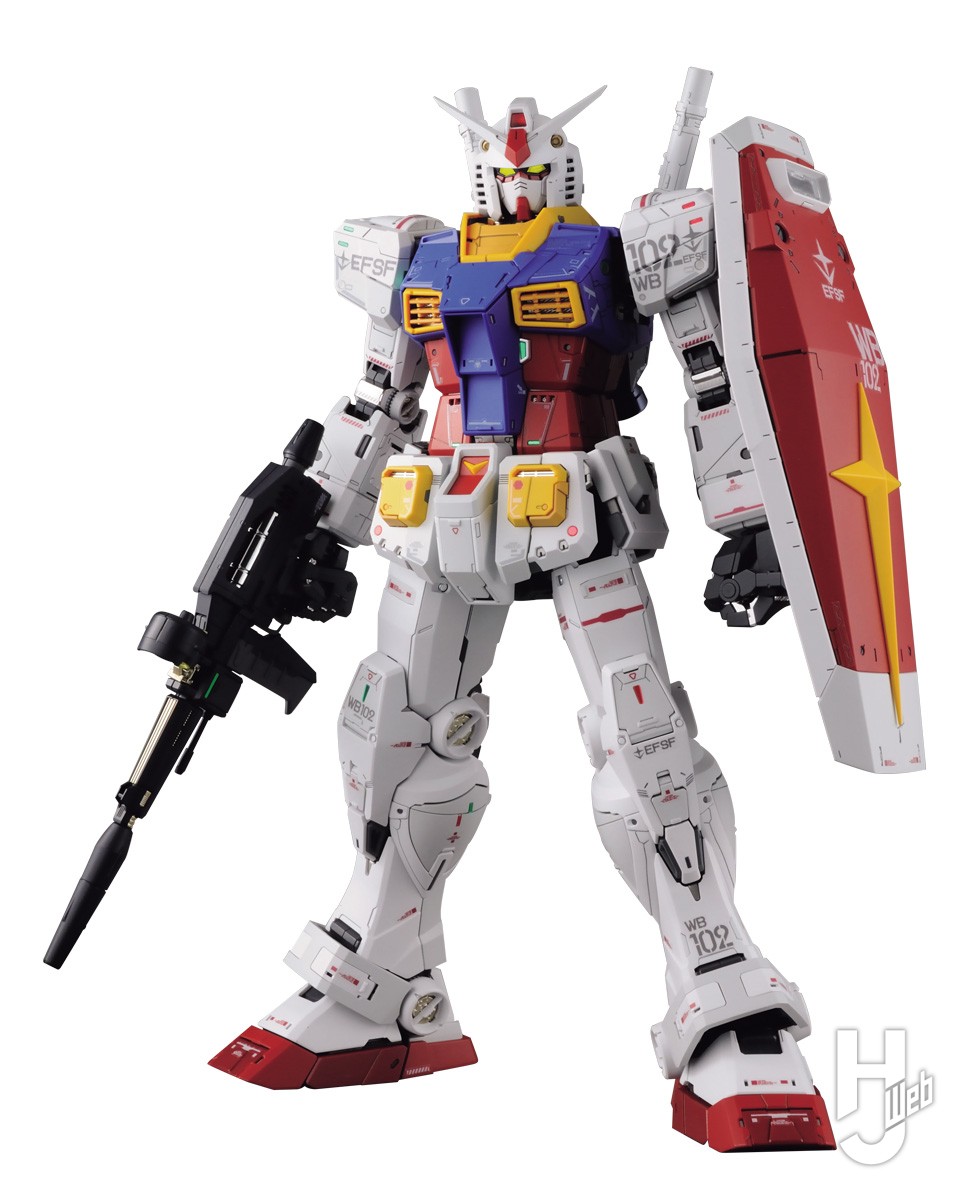 1/100スケール「RX-78-2 ガンダム」の進化を辿る。コア・ブロック