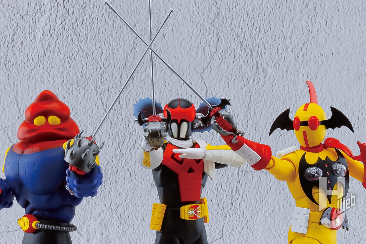 ACTION TOYS ES特撮合金アクマイザー3 ザビタン イビル ガブラ3体