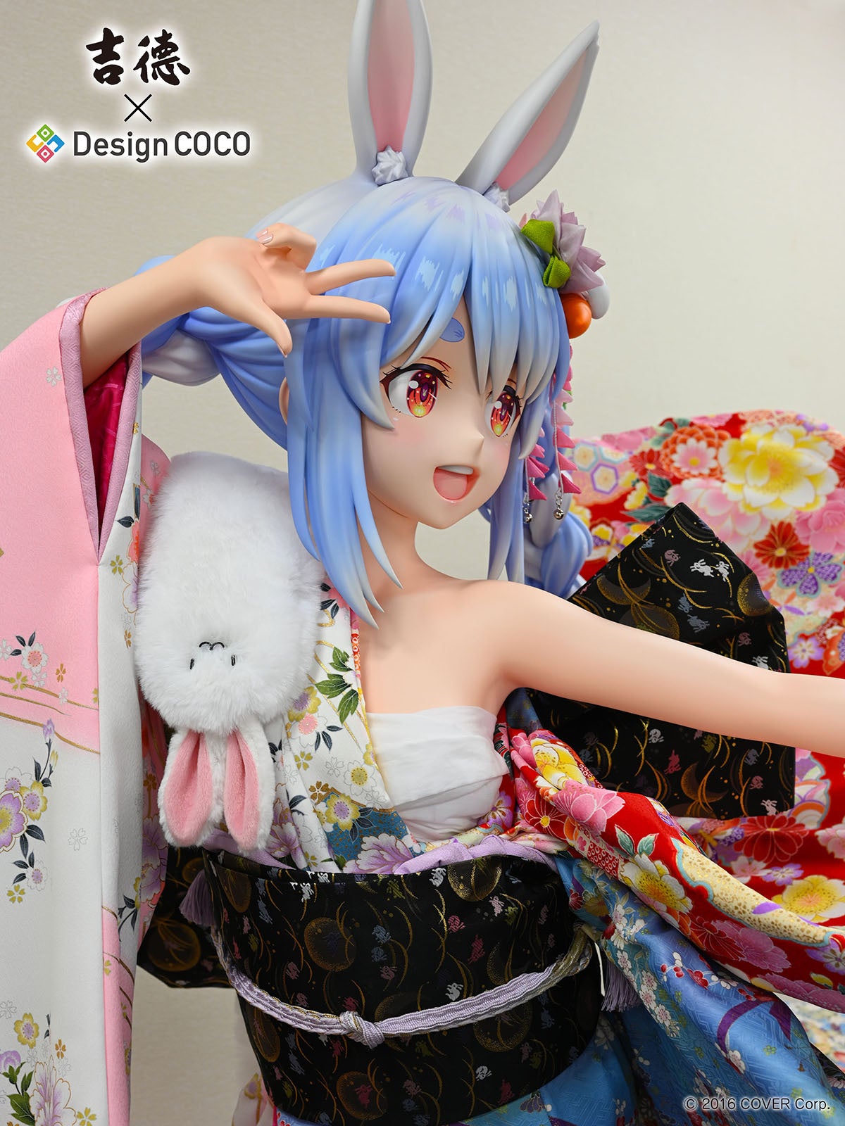 兎田ぺこら フィギュア1/4 日本人形 デザインココ 開封済 ケース付 箱
