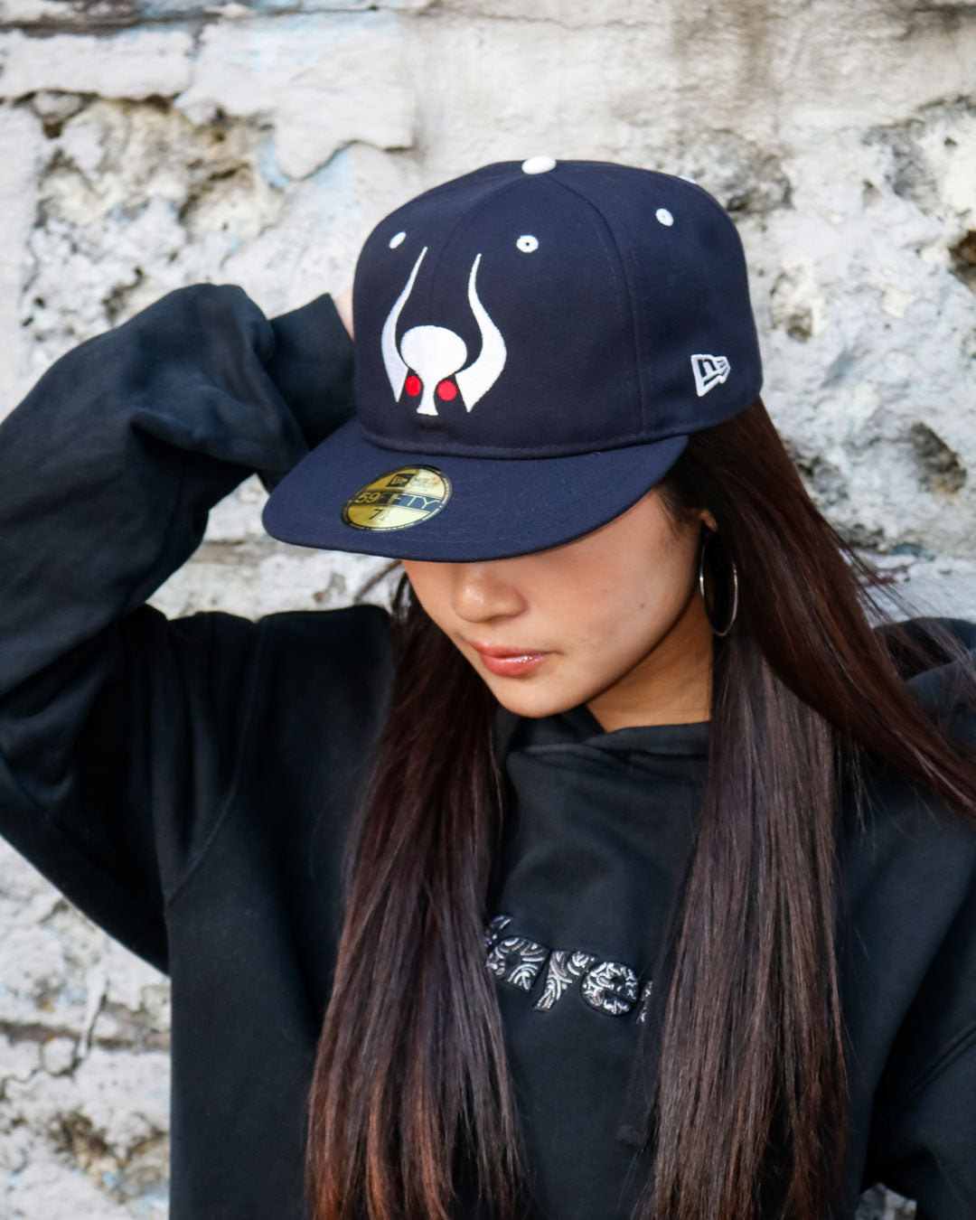 NEW ERA TARO OKAMOTO - 59FIFTY 近鉄バファローズ1978 NAVY【14683821