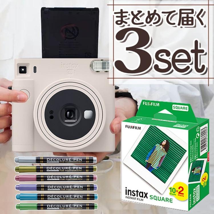 富士フイルム チェキスクエア instax SQUARE SQ1(SQ-1) （チョーク