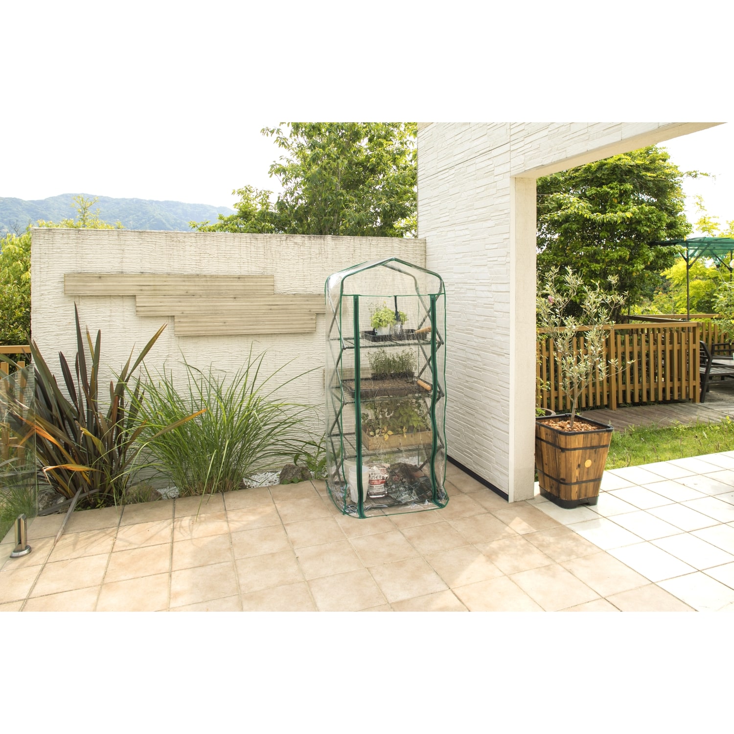 フォールドビニール温室4段 GRH-G04 4975149570034