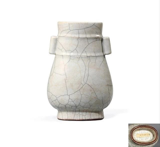 中国古美術 珍品蔵收 宋哥窯 海螺洗 煎茶道具 宋代古陶瓷