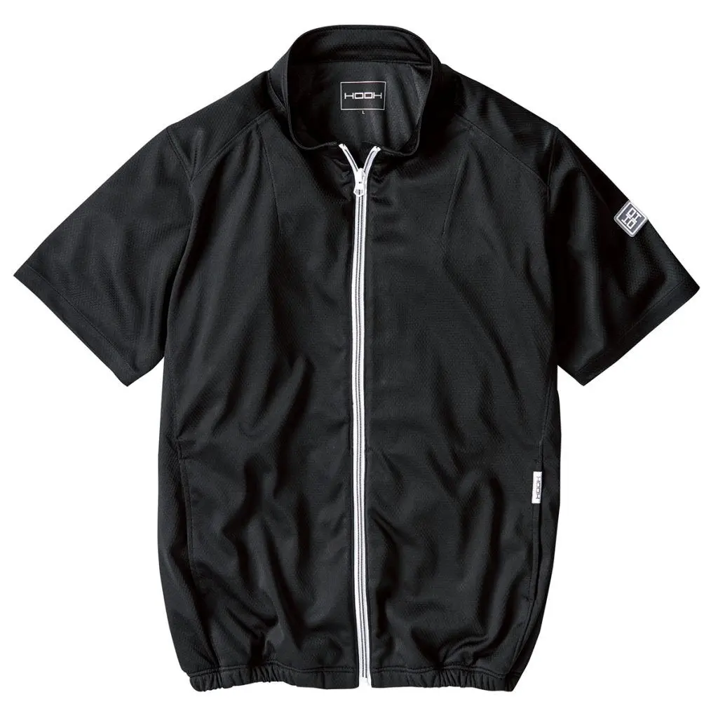 V771半袖ニットブルゾン アウトドアやスポーツに最適な半袖ブルゾン