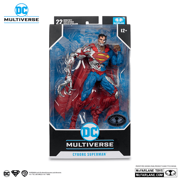 希少 マクファーレントイズ DCマルチバース スーパーマン シルバー