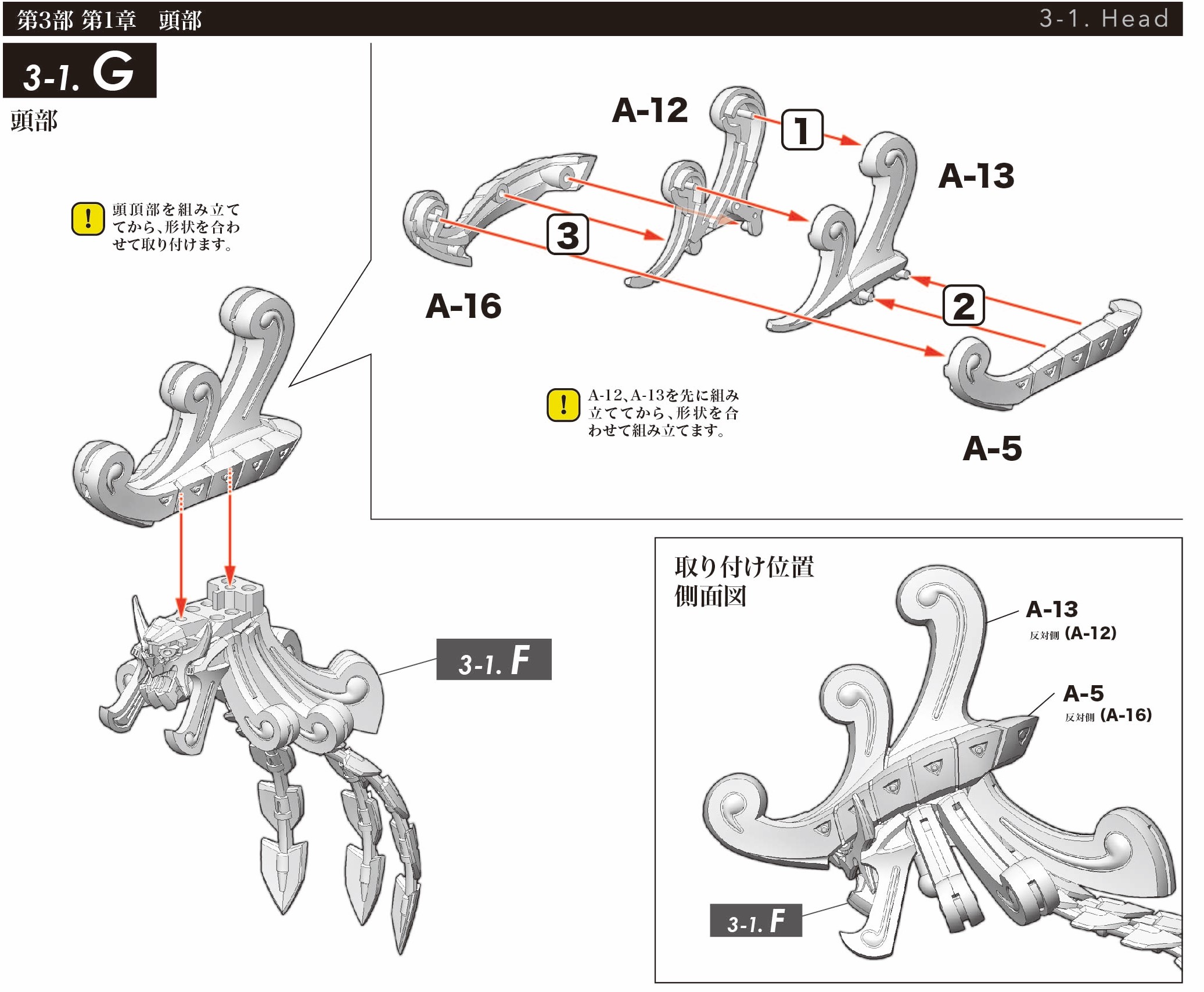 VSMS 1/100「ダッカス・ザ・ブラックナイト」組み立てのワンポイント