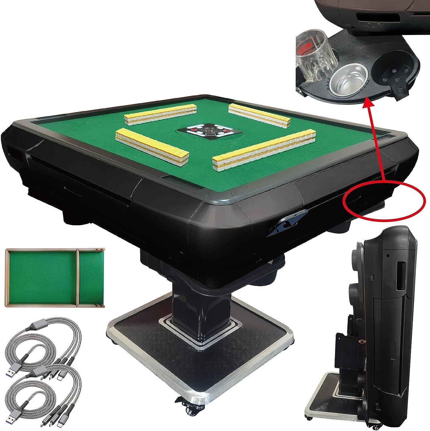 全自動麻雀卓 折りたたみ 麻雀卓 ガラス製脚 28mm ゴールド 2123 全