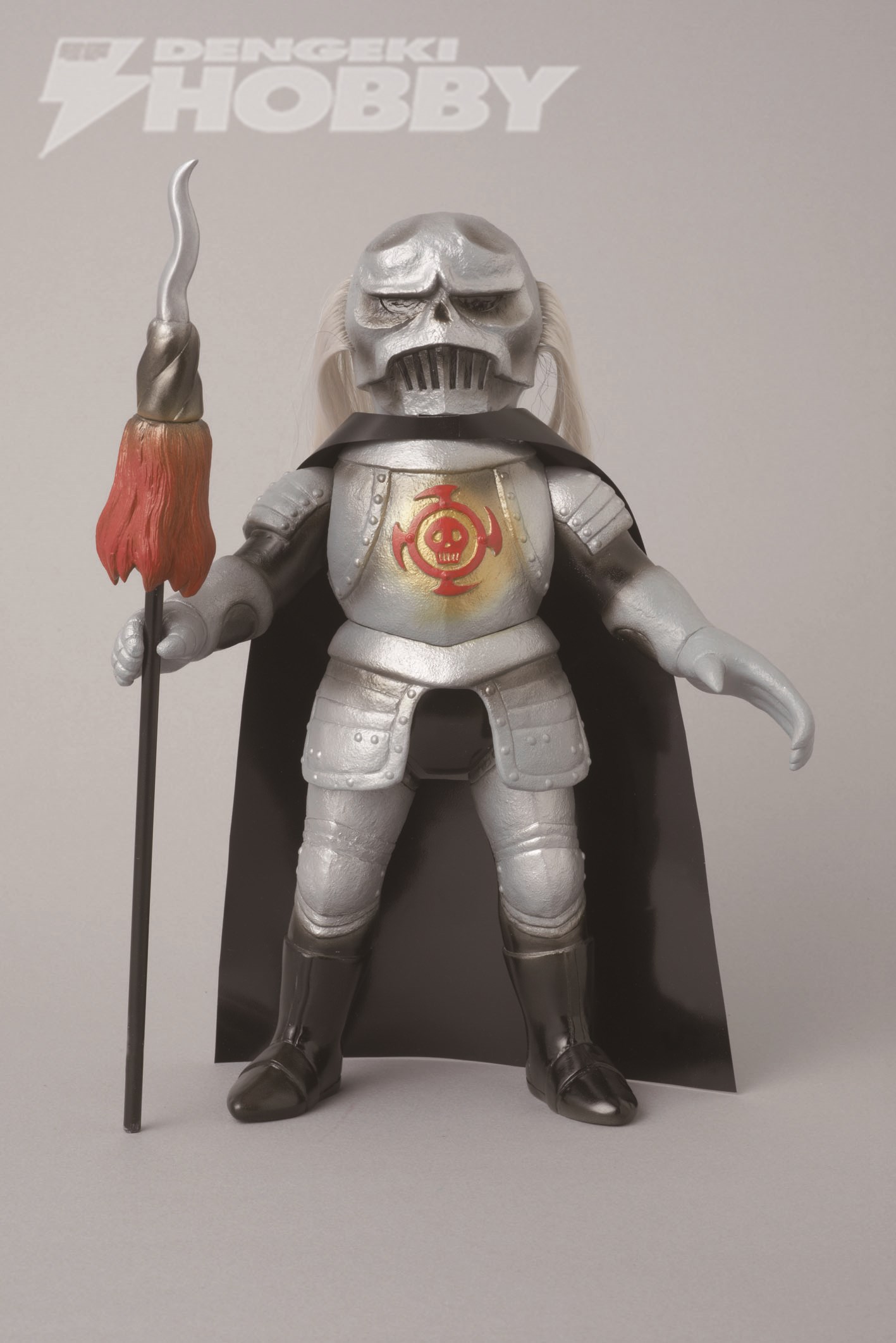 当時物・激レア】変身忍者嵐 血車党首領 魔神斎 ソフビ 当時物・