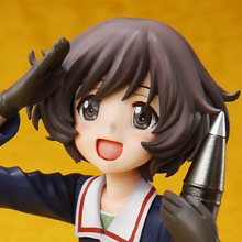 ガルパン』の秋山優花里が、1/8スケールのフィギュアになって