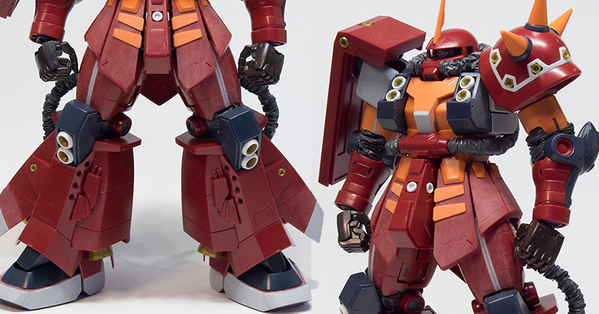 ガンプラ作例【MG 1/100 高機動型ザク “サイコ・ザク” Ver.Ka（GUNDAM