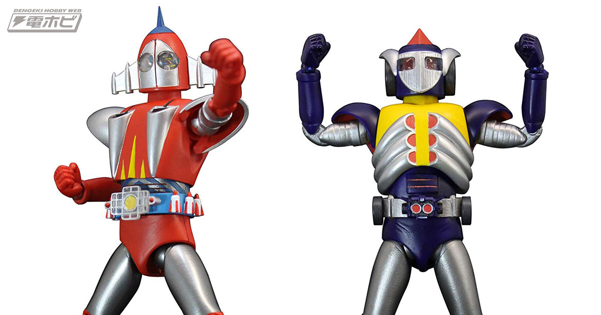 宇宙鉄人キョーダイン』弟グランゼルと兄スカイゼルが可動フィギュア化