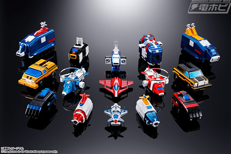 15体合体を実現！「超合金魂 GX-88 機甲艦隊ダイラガーXV」が登場！5体