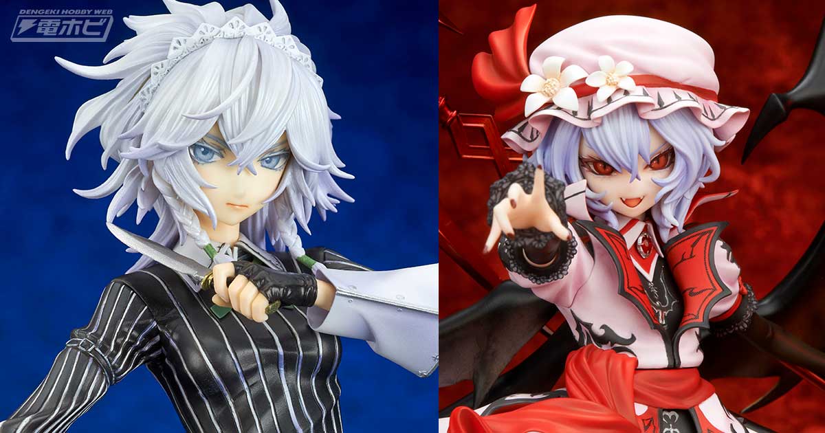 東方』二次創作ゲーム「紅魔城伝説」よりゴシック調デザインの十六夜咲