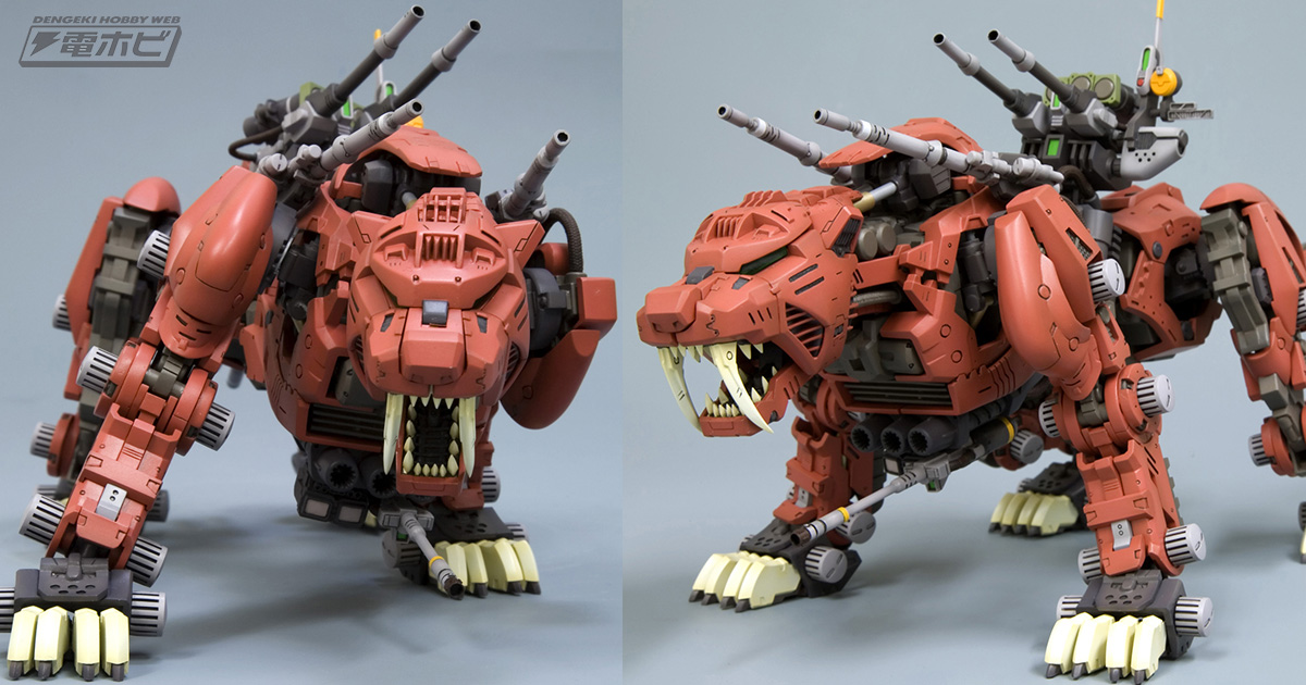 HMMゾイド」シリーズの名作「セイバータイガー」が新規デカールを追加