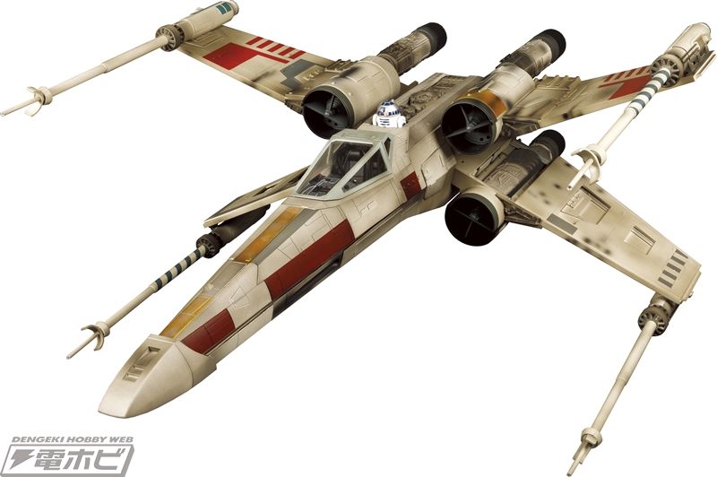 撮影用プロップを完全再現した『スター・ウォーズ』Xウイングのキット