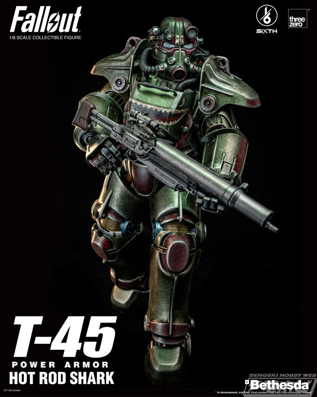 threezeroから発売された『フォールアウト』1/6 T-45 ホットロッド