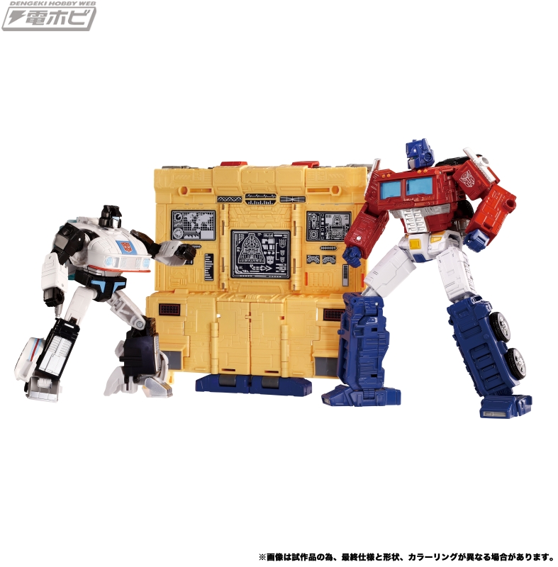 トランスフォーマーのプレミアムフィニッシュ仕様の変形フィギュア3体