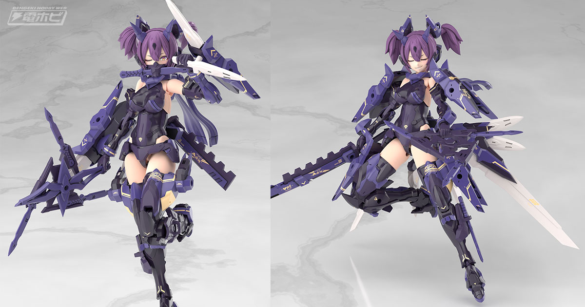 メガミデバイス』初となる印刷済みフェイスが4種付属！「朱羅 忍者 枢