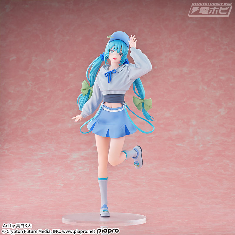 真白K大」氏によるイラストを再現した「初音ミク」のリアルフィギュア