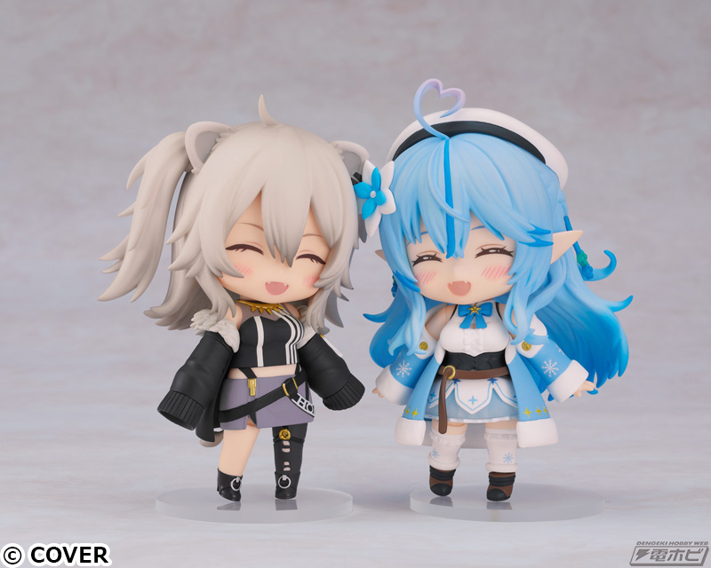 ホロライブ』2期生「百鬼あやめ」と5期生「獅白ぼたん」のねんどろいど