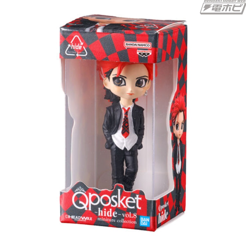 X JAPANのギタリスト“hide”の「Q posket」がミニチュアになって