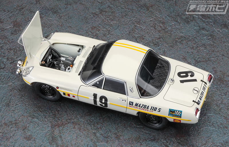 マツダ コスモ スポーツ」がメタル＆エッチングでエンジンを精密再現