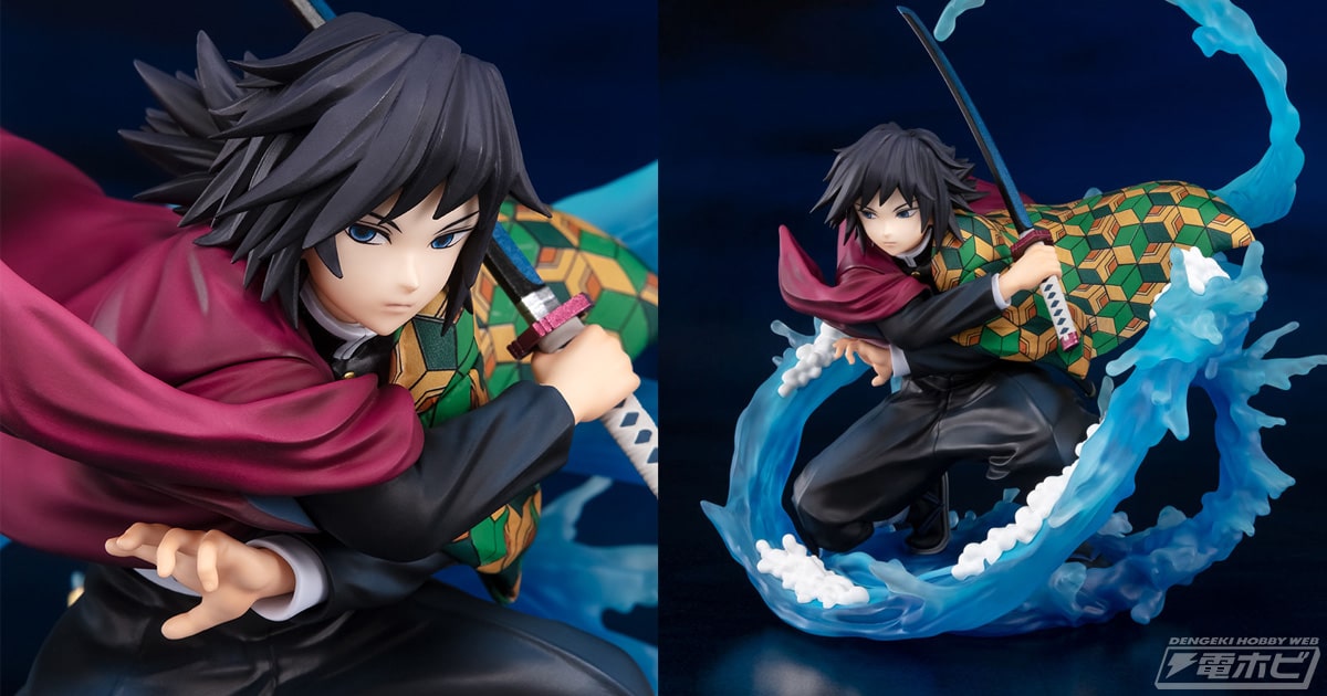 凛々しい表情や水の呼吸の演出に注目！『鬼滅の刃』冨岡義勇の躍動感