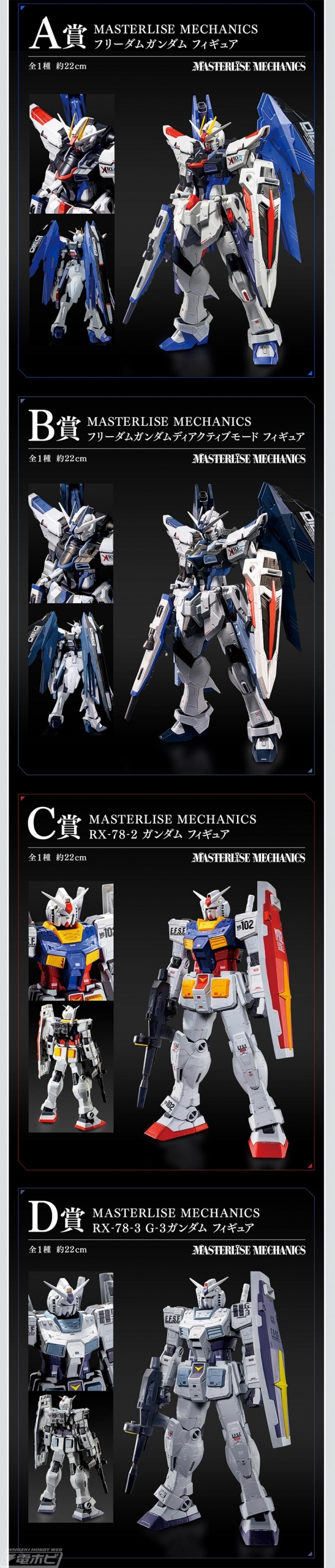 高密度かつ大ボリュームのフリーダムガンダムフィギュアが当たる！「一