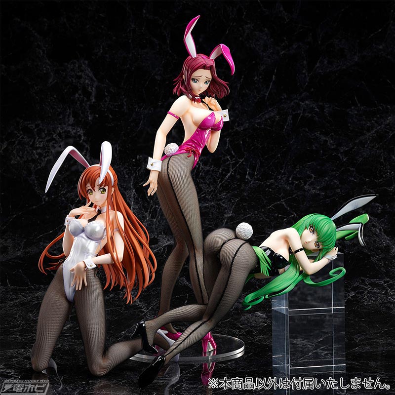 コードギアス 反逆のルルーシュ』大胆バニースタイルのカレン、C.C.